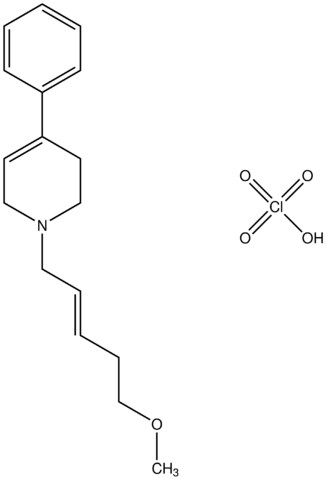 1-[(2E)-5-methoxy-2-pentenyl]-4-phenyl-1,2,3,6-tetrahydropyridine, perchlorate salt