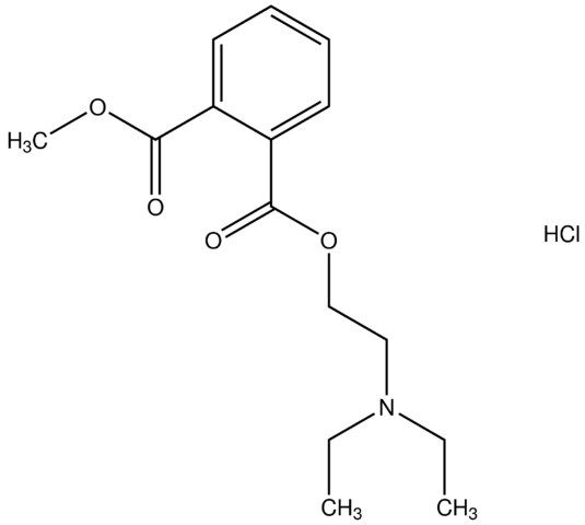 1-[2-(diethylamino)ethyl] 2-methyl phthalate hydrochloride