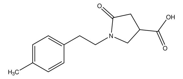 1-[2-(4-Methylphenyl)ethyl]-5-oxo-3-pyrrolidinecarboxylic acid