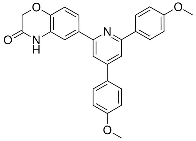 6-[4,6-BIS(4-METHOXYPHENYL)-2-PYRIDINYL]-2H-1,4-BENZOXAZIN-3(4H)-ONE