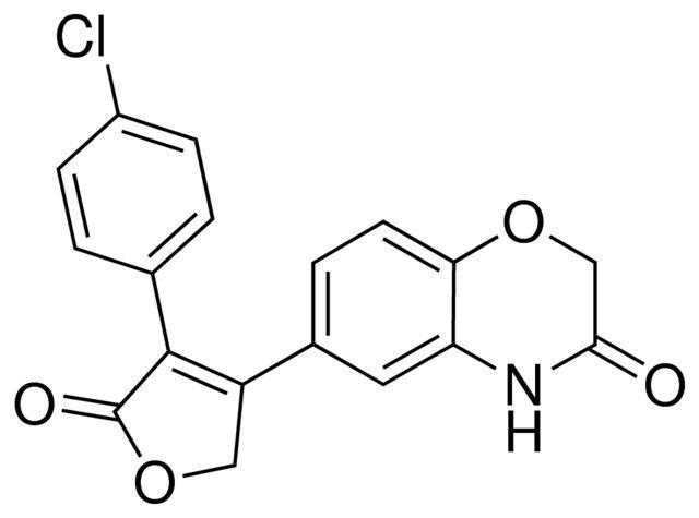 6-[4-(4-CHLOROPHENYL)-5-OXO-2,5-DIHYDRO-3-FURANYL]-2H-1,4-BENZOXAZIN-3(4H)-ONE