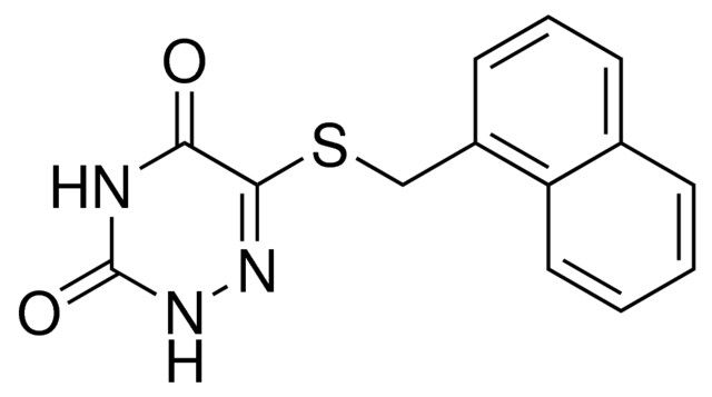 6-((1-NAPHTHYLMETHYL)THIO)-1,2,4-TRIAZINE-3,5(2H,4H)-DIONE