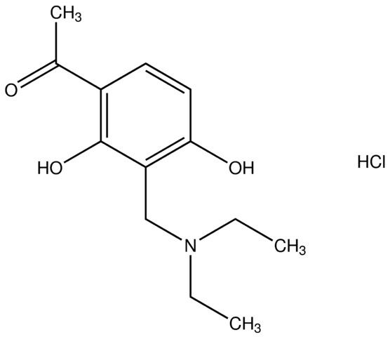 1-{3-[(diethylamino)methyl]-2,4-dihydroxyphenyl}ethanone hydrochloride