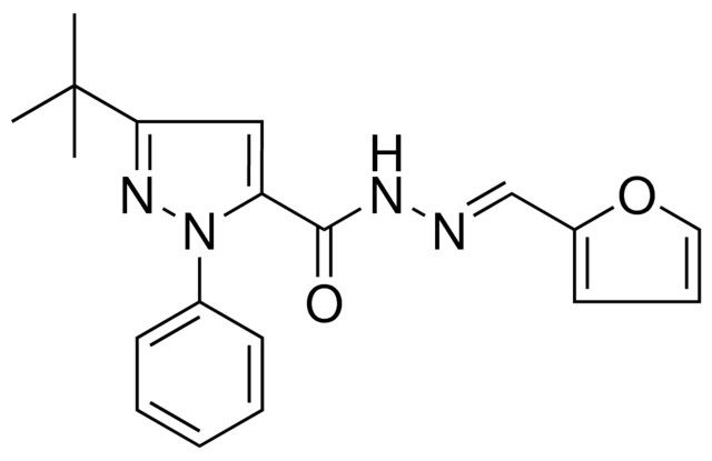 5-TERT-BUTYL-2-PH-2H-PYRAZOLE-3-CARBOXYLIC ACID FURAN-2-YLMETHYLENE-HYDRAZIDE