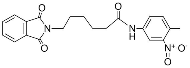 6-(1,3-DIOXO-1,3-2H-ISOINDOL-2-YL)-HEXANOIC ACID (4-METHYL-3-NITRO-PHENYL)-AMIDE