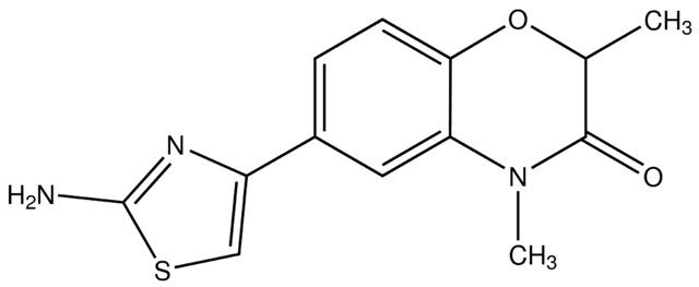 6-(2-Aminothiazol-4-yl)-2,4-dimethyl-2<i>H</i>-benzo[<i>b</i>][1,4]oxazin-3(4<i>H</i>)-one