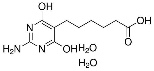 6-(2-AMINO-4,6-DIHYDROXY-5-PYRIMIDINYL)HEXANOIC ACID DIHYDRATE