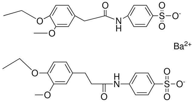 4-(2-(4-ETHOXY-3-METHOXYBENZOYL)ACETAMIDO)BENZENESULFONIC ACID, BARIUM SALT