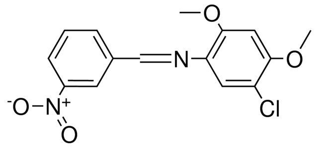 5-CHLORO-2,4-DIMETHOXY-N-(3-NITROBENZYLIDENE)-ANILINE