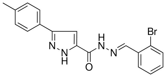 5-P-TOLYL-2H-PYRAZOLE-3-CARBOXYLIC ACID (2-BROMO-BENZYLIDENE)-HYDRAZIDE