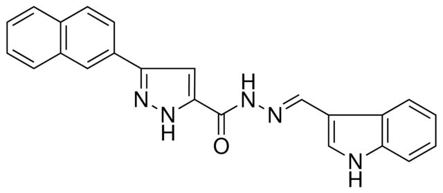 5-NAPHTHALEN-2-YL2H-PYRAZOLE-3-CARBOXYLIC ACID (1H-INDOL-3-YLMETHYLENE)HYDRAZIDE