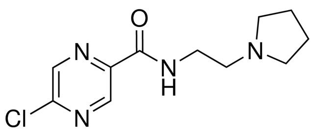 5-Chloro-<i>N</i>-[2-(1-pyrrolidinyl)ethyl]-2-pyrazinecarboxamide