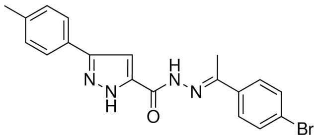 5-P-TOLYL-2H-PYRAZOLE-3-CARBOXYLIC ACID (1-(4-BR-PHENYL)-ETHYLIDENE)-HYDRAZIDE