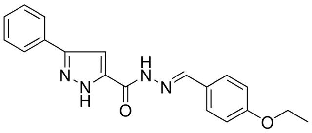 5-PHENYL-2H-PYRAZOLE-3-CARBOXYLIC ACID (4-ETHOXY-BENZYLIDENE)-HYDRAZIDE