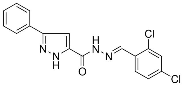 5-PHENYL-2H-PYRAZOLE-3-CARBOXYLIC ACID (2,4-DICHLORO-BENZYLIDENE)-HYDRAZIDE