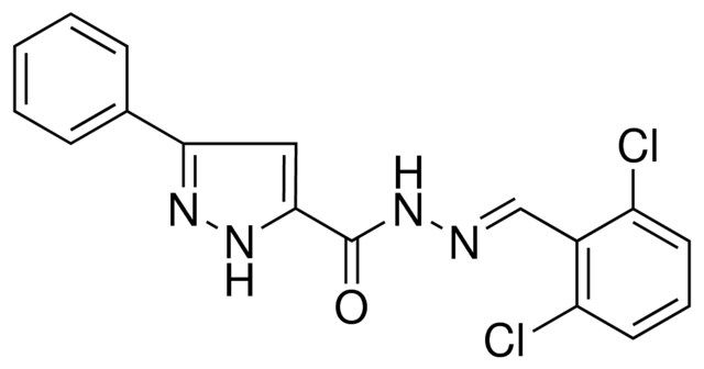 5-PHENYL-2H-PYRAZOLE-3-CARBOXYLIC ACID (2,6-DICHLORO-BENZYLIDENE)-HYDRAZIDE