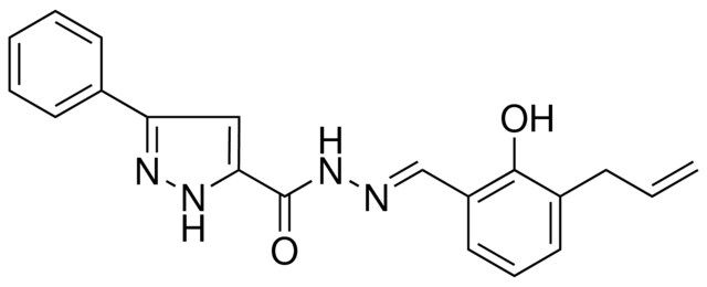 5-PHENYL-2H-PYRAZOLE-3-CARBOXYLIC ACID (3-ALLYL-2-HYDROXY-BENZYLIDENE)-HYDRAZIDE