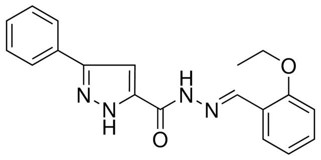 5-PHENYL-2H-PYRAZOLE-3-CARBOXYLIC ACID (2-ETHOXY-BENZYLIDENE)-HYDRAZIDE