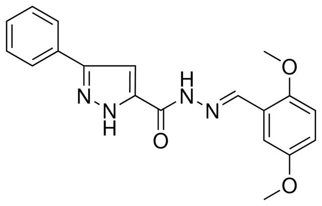 5-PHENYL-2H-PYRAZOLE-3-CARBOXYLIC ACID (2,5-DIMETHOXY-BENZYLIDENE)-HYDRAZIDE