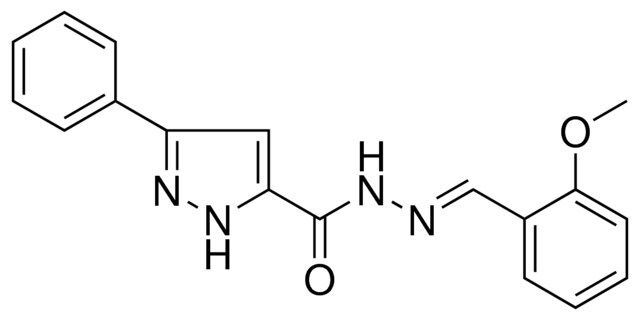 5-PHENYL-2H-PYRAZOLE-3-CARBOXYLIC ACID (2-METHOXY-BENZYLIDENE)-HYDRAZIDE