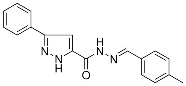 5-PHENYL-2H-PYRAZOLE-3-CARBOXYLIC ACID (4-METHYL-BENZYLIDENE)-HYDRAZIDE