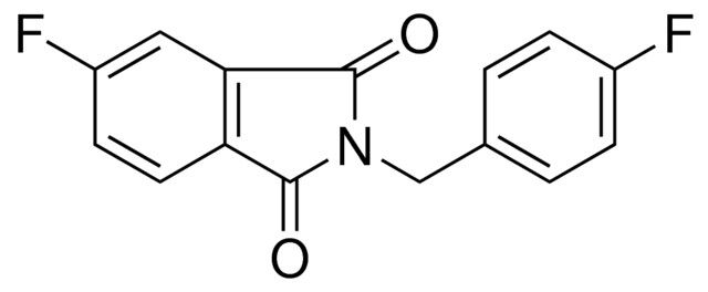 5-FLUORO-2-(4-FLUORO-BENZYL)-ISOINDOLE-1,3-DIONE