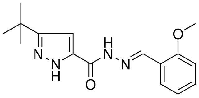 5-TERT-BUTYL-2H-PYRAZOLE-3-CARBOXYLIC ACID (2-METHOXY-BENZYLIDENE)-HYDRAZIDE