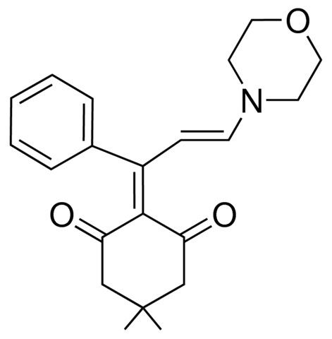 5,5-DIMETHYL-2-(3-MORPHOLINO-1-PHENYL-2-PROPENYLIDENE)-1,3-CYCLOHEXANEDIONE