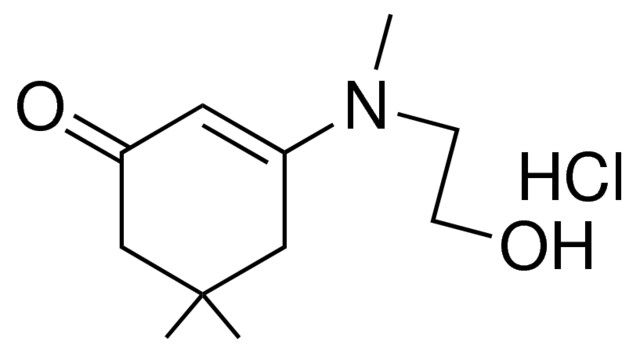 5,5-DIMETHYL-3-((2-HYDROXYETHYL)METHYLAMINO)-2-CYCLOHEXEN-1-ONE HYDROCHLORIDE