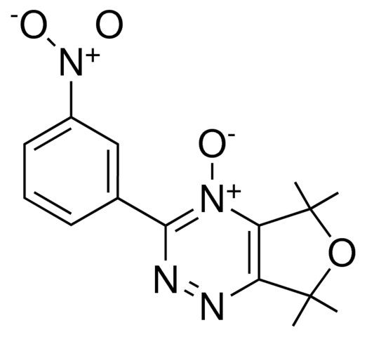 5,7-DIHYDRO-3-(3-NITRO-PH-)-5,5,7,7-TETRA-ME-FURO(3,4-E)-1,2,4-TRIAZINE-4-OXIDE