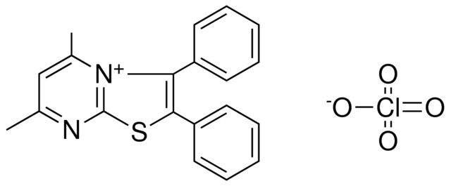 5,7-DIMETHYL-2,3-DIPHENYL-THIAZOLO(3,2-A)PYRIMIDIN-4-YLIUM, PERCHLORATE