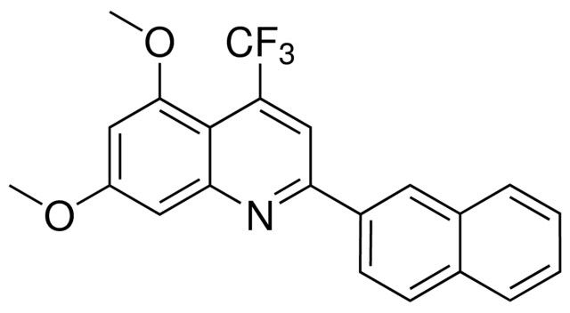 5,7-DIMETHOXY-2-(2-NAPHTHYL)-4-(TRIFLUOROMETHYL)QUINOLINE