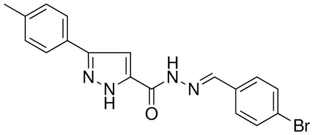 5-P-TOLYL-2H-PYRAZOLE-3-CARBOXYLIC ACID (4-BROMO-BENZYLIDENE)-HYDRAZIDE