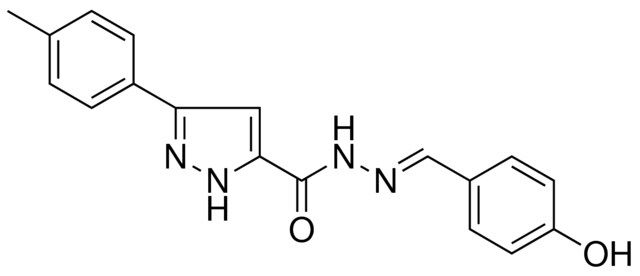 5-P-TOLYL-2H-PYRAZOLE-3-CARBOXYLIC ACID (4-HYDROXY-BENZYLIDENE)-HYDRAZIDE