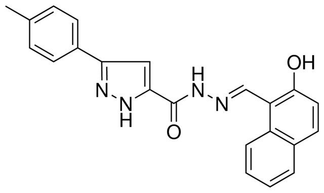 5-P-TOLYL-2H-PYRAZOLE-3-CARBOXYLIC ACID (2-HO-NAPHTHALEN-1-YLMETHYLENE)HYDRAZIDE