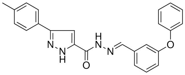 5-P-TOLYL-2H-PYRAZOLE-3-CARBOXYLIC ACID (3-PHENOXY-BENZYLIDENE)-HYDRAZIDE