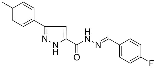 5-P-TOLYL-2H-PYRAZOLE-3-CARBOXYLIC ACID (4-FLUORO-BENZYLIDENE)-HYDRAZIDE