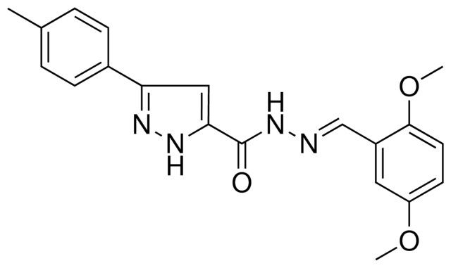 5-P-TOLYL-2H-PYRAZOLE-3-CARBOXYLIC ACID (2,5-DIMETHOXY-BENZYLIDENE)-HYDRAZIDE