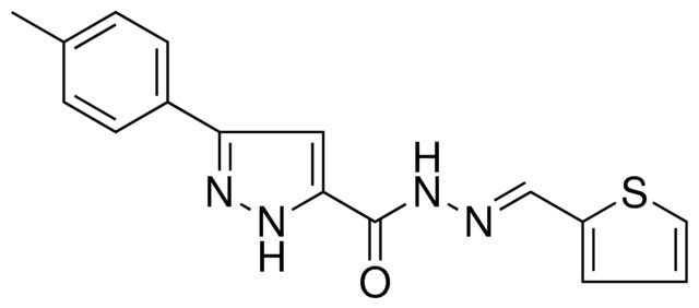 5-P-TOLYL-2H-PYRAZOLE-3-CARBOXYLIC ACID THIOPHEN-2-YLMETHYLENE-HYDRAZIDE