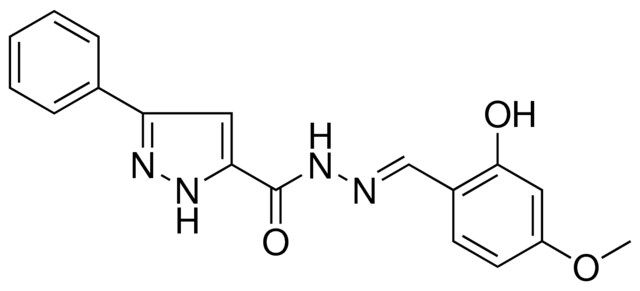 5-PH-2H-PYRAZOLE-3-CARBOXYLIC ACID (2-HYDROXY-4-METHOXY-BENZYLIDENE)-HYDRAZIDE