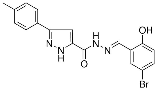 5-P-TOLYL-2H-PYRAZOLE-3-CARBOXYLIC ACID (5-BR-2-HYDROXY-BENZYLIDENE)-HYDRAZIDE