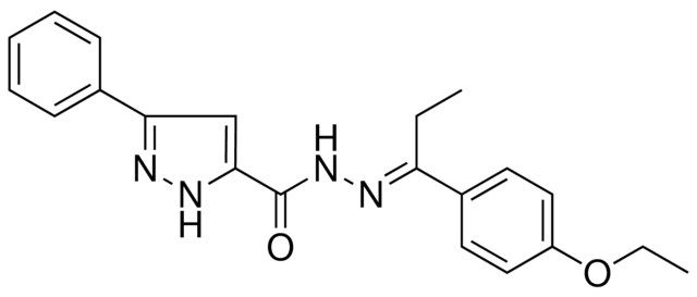 5-PH-2H-PYRAZOLE-3-CARBOXYLIC ACID (1-(4-ETHOXY-PHENYL)-PROPYLIDENE)-HYDRAZIDE