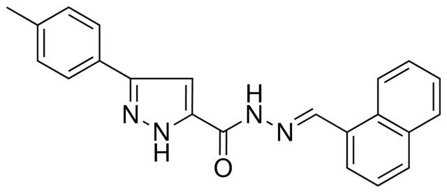 5-P-TOLYL-2H-PYRAZOLE-3-CARBOXYLIC ACID NAPHTHALEN-1-YLMETHYLENE-HYDRAZIDE