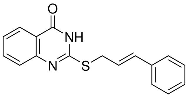 2-(3-PHENYL-ALLYLSULFANYL)-3H-QUINAZOLIN-4-ONE