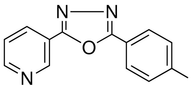 2-(3-PYRIDYL)-5-(4-TOLYL)-1,3,4-OXADIAZOLE