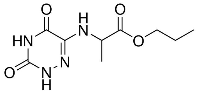 2-(3,5-DIOXO-2,3,4,5-4H-[1,2,4]TRIAZIN-6-YLAMINO)-PROPIONIC ACID PROPYL ESTER