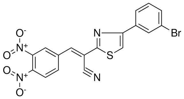 2-(4-(3-BROMO-PHENYL)-THIAZOL-2-YL)-3-(3,4-DINITRO-PHENYL)-ACRYLONITRILE