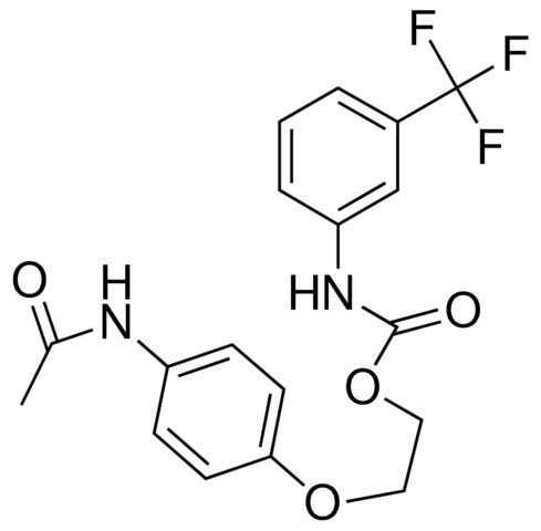 2-(4-ACETAMIDOPHENOXY)ETHYL N-(3-(TRIFLUOROMETHYL)PHENYL)CARBAMATE