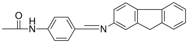 2-(4-ACETAMIDOBENZYLIDENEAMINO)FLUORENE