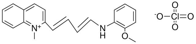 2-(4-(2-METHOXY-PHENYLAMINO)-BUTA-1,3-DIENYL)-1-METHYL-QUINOLINIUM, PERCHLORATE